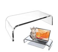 Genérico Elevadores Acrílicos - Soporte Para Monitor Acrílico | Soporte Monitor Ordenador Escritorio | Elevador Pantalla Ordenador Portatil | Estante De Escritorio Para Monitor Para Teclado Y Ratón