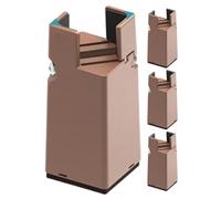 Generico Elevadores de cama ajustables - 4 elevadores de patas para muebles de sofá, mesa, marco de cama | elevadores de sillas duraderos para el hogar, elevadores de patas para oficina pesados