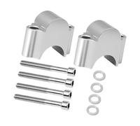 Genérico Elevadores de Manillar de Motocicleta de Altura Ajustable, Aluminio de 22mm / 28mm, fácil instalación, Mejora ajustador de Altura