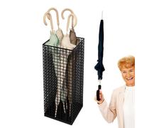 Genérico Elevate Your Entryway con nuestro soporte de paraguas de metal premium | Rust-Resistant Large Capacity Organizer for Canes and Umbrellas - Stylish and Functional Storage Solution for Every