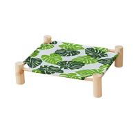 Genérico Elevated Cat Bed, Pet Hammock Cot, Cat Sleeping Lounge, Removable Washable Fabric Breathable Raised Design for Home Living Room Apartment Dorm Outdoor Patio Balcony Porch Corner Use