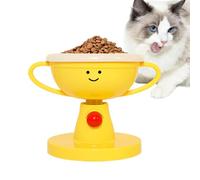 Genérico Elevated Cat Bowls | 5-Level Adjustable Height Small No Slip Pet Dishes, Cat Food and Water Bowl for Eating Food Water Family Friends Camping Car Home Outdoor Indoor Yard Use