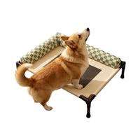 Genérico Elevated Dog Bed - Breathable Detachable Elevated - Raised Pet Cot with Breathable Mesh | Puppy Patio Lawn Beach Camping Home Bedside Ground Floor Summer