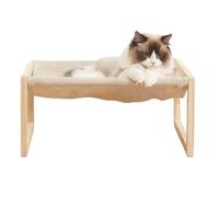 Genérico Elevated Dog Bed - Detachable Wooden Pet Sleeping Furniture for Indoor Outdoor Use for Dogs | Raised Cooling Bed Frame for Home Living Room Apartment Dorm Patio Balcony Porch Comfort Rest