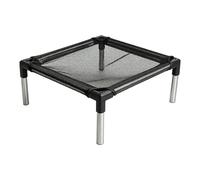 Genérico Elevated Dog Bed - Metal, Breathable Mesh Cot, Washable Portable Pet Bed | Heavy Duty Raised Dog Lounger, Cooling Sleeping, For Camping, Travel, Patio, Yard, Balcony and Summer Use