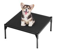 Genérico Elevated Dog Bed, Raised Waterproof Cot, Metal Frame Pet Sleeper, 19.29x19.29x7.48 Inches Compact Breathable Washable Lounger, Ideal for Medium Large Puppy, Travel and Indoor Use