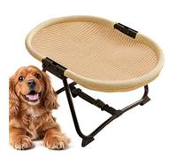 Genérico Elevated Pet Cot - Cooling Dog Bed, Breathable Mesh with Airflow Support, Raised Animal Lounger for Indoor Outdoor, Sleep Furniture Steel for Canine Rest Solution Daily Use
