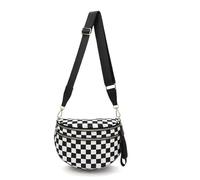 Genérico Elysir Crossbody Bag for Women, Double Pockets with Large Capacity, Adjustable Shoulder Strap, Waterproof (P)