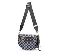 Genérico Elysir Crossbody Bag for Women, Double Pockets with Large Capacity, Adjustable Shoulder Strap, Waterproof (I)