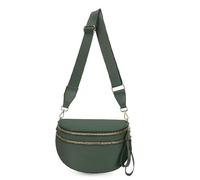 Genérico Elysir Crossbody Bag for Women, Double Pockets with Large Capacity, Adjustable Shoulder Strap, Waterproof (Q)