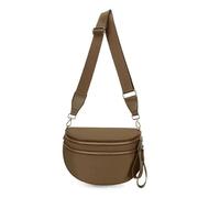 Genérico Elysir Crossbody Bag for Women, Double Pockets with Large Capacity, Adjustable Shoulder Strap, Waterproof (H)