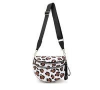 Genérico Elysir Crossbody Bag for Women, Double Pockets with Large Capacity, Adjustable Shoulder Strap, Waterproof (T)