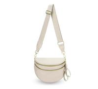 Genérico Elysir Crossbody Bag, Roomie Bum Bag, Adjustable Shoulder Strap, for Women, Double Pockets With Large Capacity (beige)
