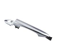 Genérico Embellecedor de la manija de la puerta 1 pieza cromada/negra delantera trasera izquierda para Kia Picanto Morning 11-16 reemplazar(Front Left Chrome)