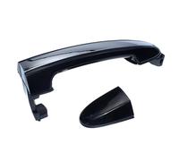 Genérico Embellecedor de la manija de la puerta Manija exterior de puerta cromada negra 826512B000, 826612B000, 836512B000 para Hyundai Santa Fe 2007-2012 reemplazar(Rear right)