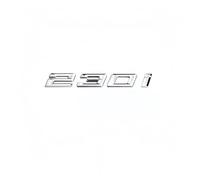 Genérico Emblema Adhesivo con Letras cromadas ABS for Maletero de Coche Serie 2 216i, 218i, 220i, 225i, 228i, 230i, 235i, 240i, F22, F23, F45 y F46(230i Silver)