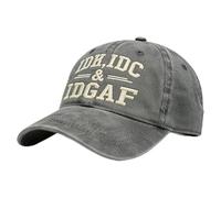 Genérico Embroidered Baseball Cap - Cotton Dad Hat | IDK IDC Novelty Cap