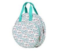 Genérico Embroidery Case Organizer, Embroidery Supplies Storage, Round Embroidery Bag, Embroidery Craft Tote, Multi-Pocket Organizer, Knitting Supplies Organizer for Beginners (Strong Polyester)