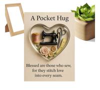 Generico Emoción Pocket Card - Inspiracional y emocionante | 3D en forma de corazón - Para él, ella, adolescentes, familia, adultos, amigos, cumpleaños, Navidad, Pascua