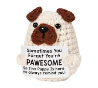 Genérico Emotional Support Plush, Gancho Inspirational Dog, 1,97 x 2 en Handcrafted Soft Companion, Stress Enfoment, Portable Comfort Animals Toy for Adults, Kids, Home, Travel