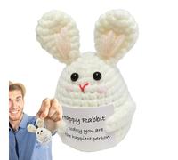 Genérico Emotionale Unterstützung Gemüse häkeln - Positives Mini Häkeldekor | Süße Ermutigungspuppe | Kleine Häkeldekoration Lustig, Häkelspielzeug für Tisch Geschenk