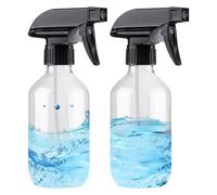 Genérico Empty Spray Bottles - 2 Pieces Leakproof Hair Mister 300ml | Large Capacity Sprayers for Hair Care Garden Cleaning Studio Travel Kitchen Household, 18.5x6.4x6.4cm Mist and Watering Tool