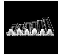 Genérico Empujador de estantes Tipo góndola de acrílico con Resorte: Expositor automático para Tiendas de Cigarrillos y de conveniencia, Que Mejora la Visibilidad y Las Ventas de los Productos.