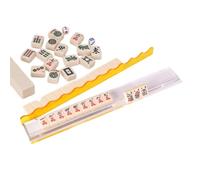 Genérico Empujadores y estantes Mahjong - Accesorios para Sala de Juegos de acrílico Transparente de 44,7x6,5x1,9 cm, Juego de Estante y empujador de Azulejos Mahjong | Reunión Evento Día Festivo Uso