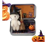 Genérico En Boîte - Peluche Sorcière Artisanale Fait Main | Jouet Doux Doudou Mignon Pour Canapé, Bureau, Étagère | Cadeau Anniversaire, Noël, Saint-Valentin, Fête Et Collection Pour Et Adultes