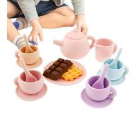 Genérico Encantador Juego De Té para Niños Pequeños - Juego Educativo Interactivo | Set De Fiesta De Té De La Tarde para Bebés,para Niños Y Niñas Sala De Juegos Preescolar Aula