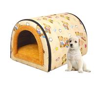 Genérico Enclosed Dog Bed, Breathable Cat Shelter, Cute Puppy Beds with Non Slip Base Bottom, Kitten Bed for Daily Pets Relaxation, Pets Supplies Pet Shelter, Cat Cave for Small Animals Use