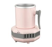 Genérico Enfriador De Bebidas Eléctrico Portátil, Tecnología De Enfriamiento Rápido, Chip De Enfriamiento Avanzado, Aplicación Multiescena, Diseño De Disipación De Calor Eficiente (Pink)