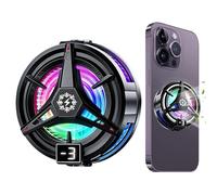 Genérico Enfriador de Móvil - Portátil con Luces RGB Y Control Inteligente De Temperatura - Enfriador De Teléfono Móvil | para Videojuegos Móviles, Streaming En, Viajes, Hogar, Escuela Y Oficina