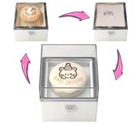 Generico Engagement Reversible Box, Prank Proposal Ring Box, 3.15x3.15x3.15 inches portable Romantic Surprise Storage Tool, Gift for Lovers' Confession,