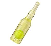 Genérico Engaging Pet Supplies, Dog Toy Bottles, 2.96 x 7.87 Inches, Floating Squeaky Toy with Tennis Ball Inside, Fun Teething Aid, Interactive Chewer for Small & Medium Puppies