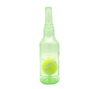 Genérico Engaging Pet Supplies, Dog Toy Bottles, 2.96 x 7.87 Inches, Floating Squeaky Toy with Tennis Ball Inside, Fun Teething Aid, Interactive Chewer for Small & Medium Puppies