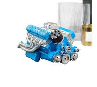 Genérico Engine Model, Miniature Engine, Creative Resin Craft, Detailed Desk Ornament, Sturdy Display Piece, for Home, Garage, Classroom, Workshop, Birthday and Collector Use