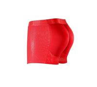 Genérico Enhanced Padded Pouch Design ’s Briefs with Lift Support For Front and Lifted Thickened Back Comfort Seamless Underwear For Everyday Wear (Red, XXL)
