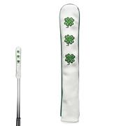 Generico Enlace de alineación Case-Premium PE Leather Allinement Bar | Capucha de pala de golf robusta para protección y transporte | Práctico para golfistas, familiares, amigos y amantes