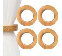 Genérico Enlaces De Cortinas,Madera Imán Potente | Abrazaderas para Cortinas - Para Comedor Oficina Dormitorio Dormitorio Dormitorio Baño Cocina Hotel Sala de estar Apartamento Ventana Casa