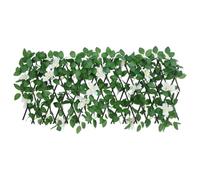 Genérico Enrejado Valla expansible de Hiedra Artificial Verde 180x30 cm,Bricolaje,Vallas de jardín,Paneles de vallas-366588