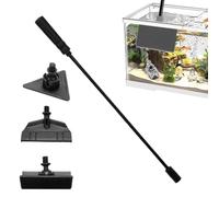 Genérico Ensemble De Nettoyage Pour Aquariums - Manche Long 37,5cm, Raclette À Gravier, Grattoir Algues Et Brosses Angle, Accessoire Entretien Betta Tortue Crevette Bassin Terrarium Eau Mer