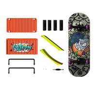 Genérico Ensemble De Rampe De Touche, Skateboards À Doigts Pour - Kits De Skateboard À Doigts Amusants Pour Jouets De Skateboard - Planche À Roulettes À Main Pour Et Adultes, Entraînement