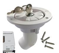 Generico Entrée de Remplissage d'Eau pour Camping-Car - Trappe | Remplissage Eau Douce par Gravité avec 2 Clés - Accessoire Réservoir Pour Camping-Car