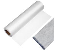 Genérico Entretela Termoadhesiva Doble Cara No Tejida de Color Claro, Estabilizador para Manualidades y Costura Diy, Ligera y Resistente para Prendas y Proyectos de Artesanía