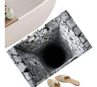 Genérico Entry Mat - Non Slip Easy Clean - Optical Illusion Area Rug Bath Mat | For Bedroom Guesthouse Sofa Side Dorm Apartment Family Gathering Housewarming Birthday