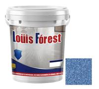 Genérico Epoxy Colored Sand Floor Paint, Louis Forest Epoxy Floor Paint, High-Gloss Marble Effect Floors Coating, Non-Slip, Waterproof, Suit for Multiple Surfaces (1kg / blue)