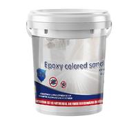 Genérico Epoxy Floor Paint, Colored Sand Coating, Water-Based Self-Leveling, High Gloss Marble Effect, Waterproof Finish for Tile, Garage, Interior, Exterior, 5.12x5.12x5.12 Inches