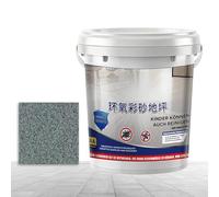 Genérico Epoxy Sand Floor Paint - 13x13x13cm Quick Drying High-Gloss Self-Leveling Coating | Epoxy Colored Sand Floor Paint | For House Home Dorm Apartment Indoor Shower Room Garage Concrete Building