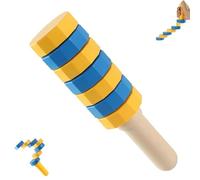 Genérico Equilibradores de Madera portátiles, Juego de desafío de Equilibrio sensorial para la coordinación Ojo-Mano, Juego de Equilibrio Inspirado en Montessori para Entrenar el Cerebro (#A)